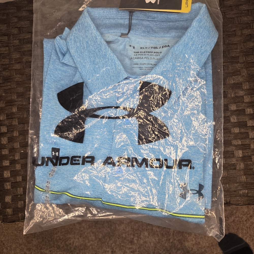 Under Armour Blue Polo Shirt